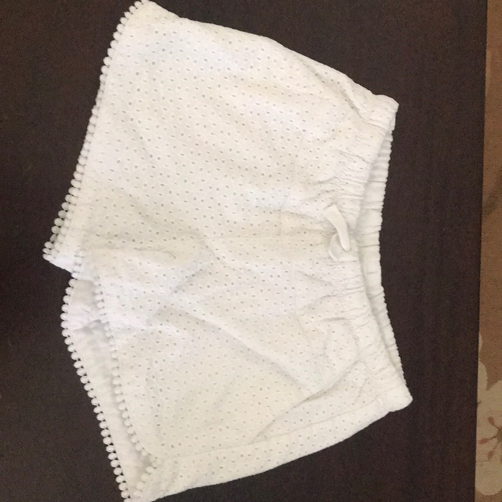 Cat and jack white eyelet shorts size 14-16 kids